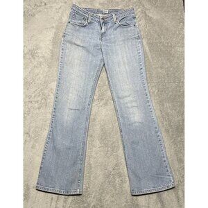 Levi's Signature Mid Rise Boot Cut Jeans Women's 10 Long Faded Blue